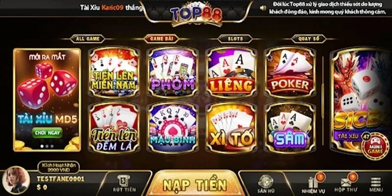 Quy trình đăng ký Top88 được tối giản để người chơi dễ tiếp cận