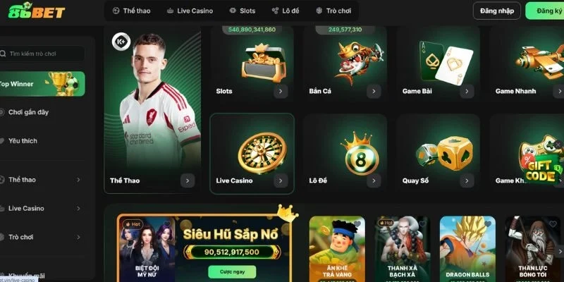 86Bet hướng đến trải nghiệm cá cược toàn diện