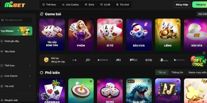 86Bet – Lựa chọn số 1 của cộng đồng bet thủ