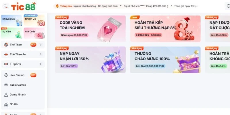 Chương trình khuyến mãi 9Win: Thưởng lớn, điều kiện dễ