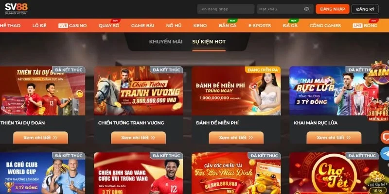 SV88 – Nhà Cái Hợp Pháp Với Giấy Phép Cá Cược Quốc Tế 3 Giao diện SV88: Hiện đại, mượt mà và dễ sử dụng