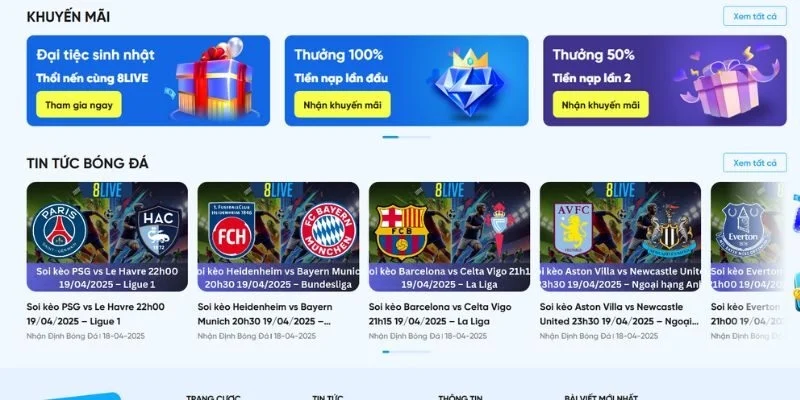 8Live | Nhà Cái Uy Tín, Sảnh Game Hot, Khuyến Mãi Hấp Dẫn 5 Kho Giftcode đa dạng với nhiều phần quà giá trị lớn