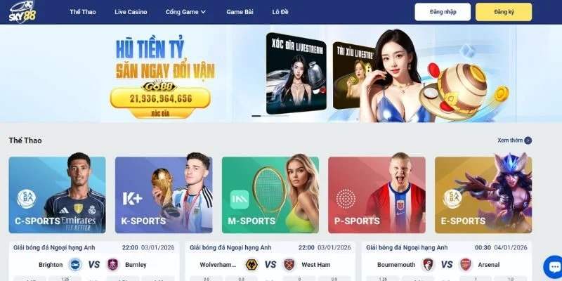 Sky88 – Top 1 Địa Chỉ Nhà Cái Cá Cược Uy Tín Nhất Hiện Nay 6 tylekeonhacai sky88 1