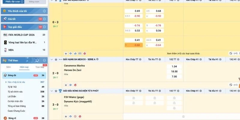 Web Cá Độ Bóng Đá - Top Nền Tảng Uy Tín, Kèo Chuẩn Thơm 2 FIVE88 có tỷ lệ kèo thể thao cao hơn thị trường