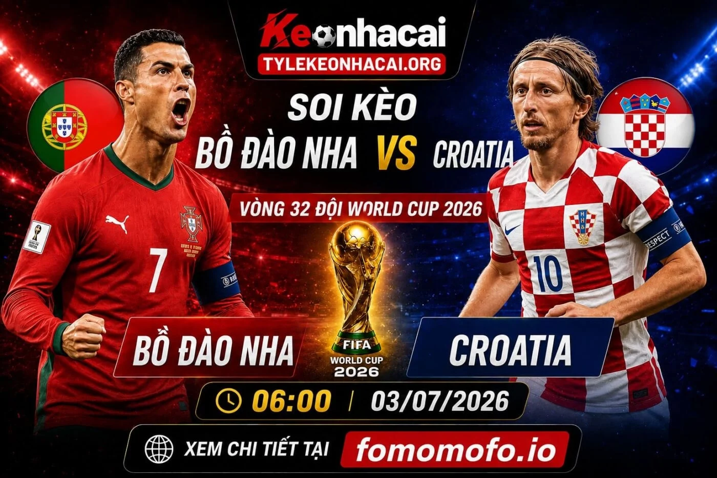 Soi Kèo Bồ Đào Nha vs Croatia 06h00 03/07 – Vòng 32 đội World Cup 2026 2 Soi Kèo Bồ Đào Nha vs Croatia 06h00 03/07